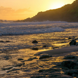 couché de soleil à la Réunion